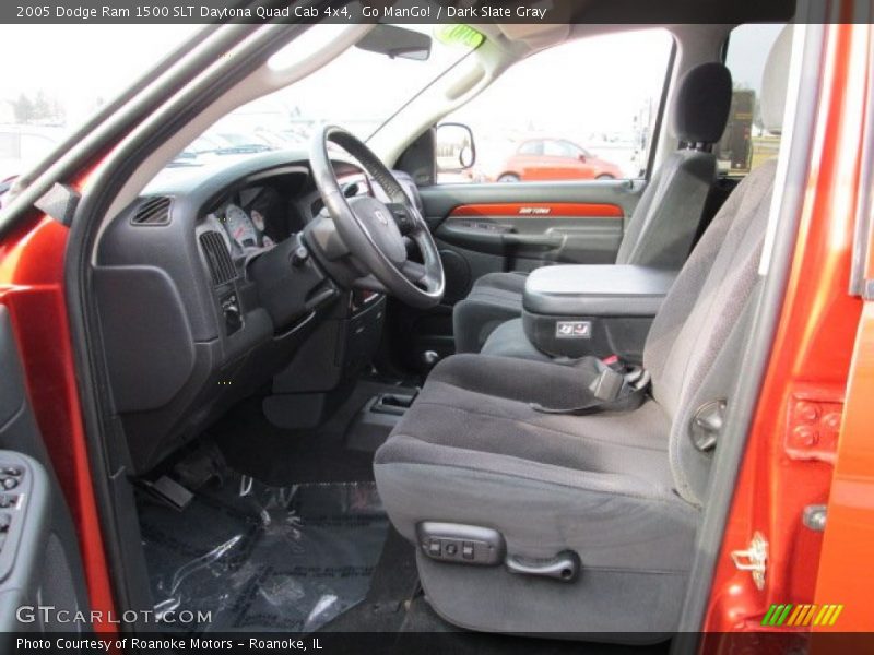 Front Seat of 2005 Ram 1500 SLT Daytona Quad Cab 4x4