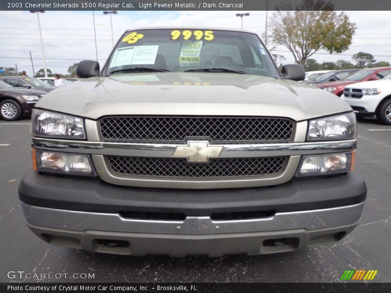 Light Pewter Metallic / Dark Charcoal 2003 Chevrolet Silverado 1500 Regular Cab