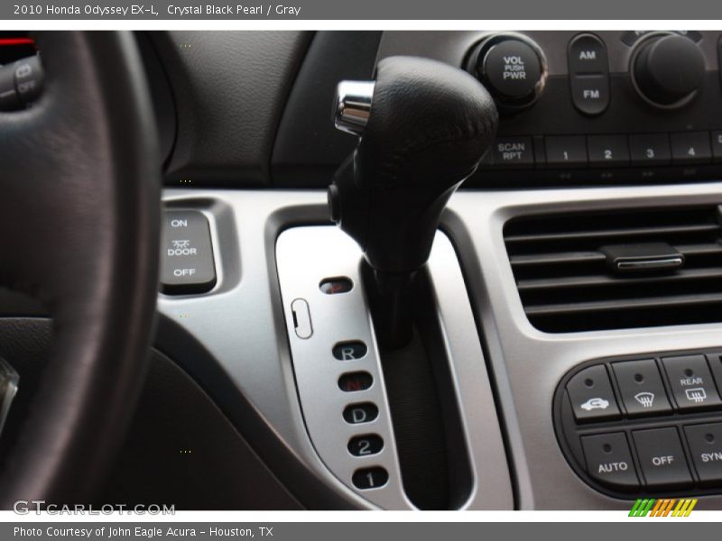Crystal Black Pearl / Gray 2010 Honda Odyssey EX-L