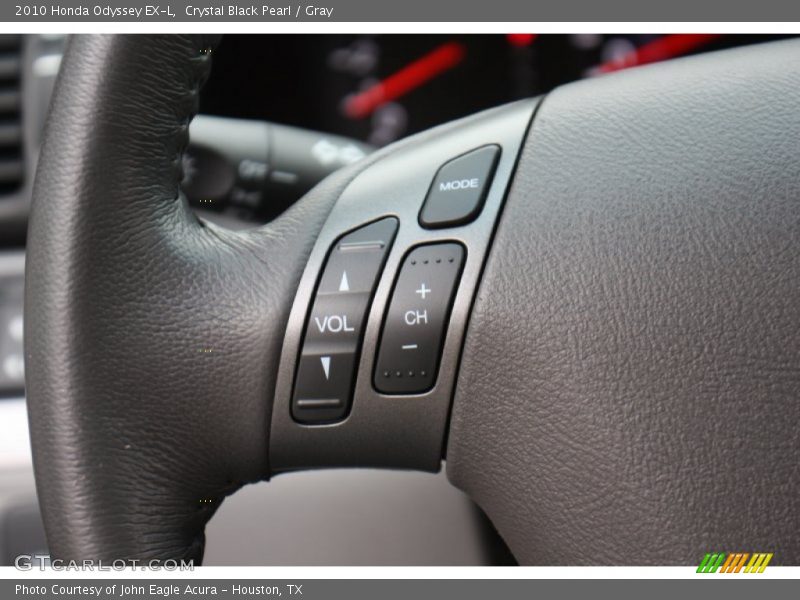 Crystal Black Pearl / Gray 2010 Honda Odyssey EX-L