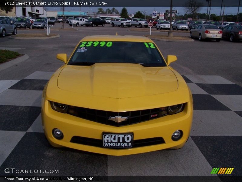 Rally Yellow / Gray 2012 Chevrolet Camaro LT/RS Coupe