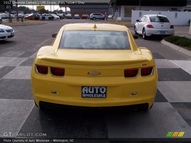 Rally Yellow / Gray 2012 Chevrolet Camaro LT/RS Coupe