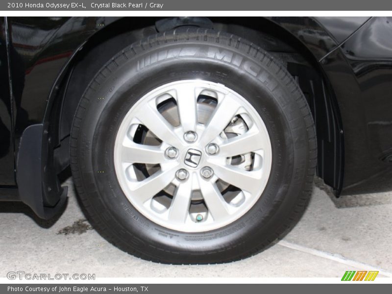 Crystal Black Pearl / Gray 2010 Honda Odyssey EX-L