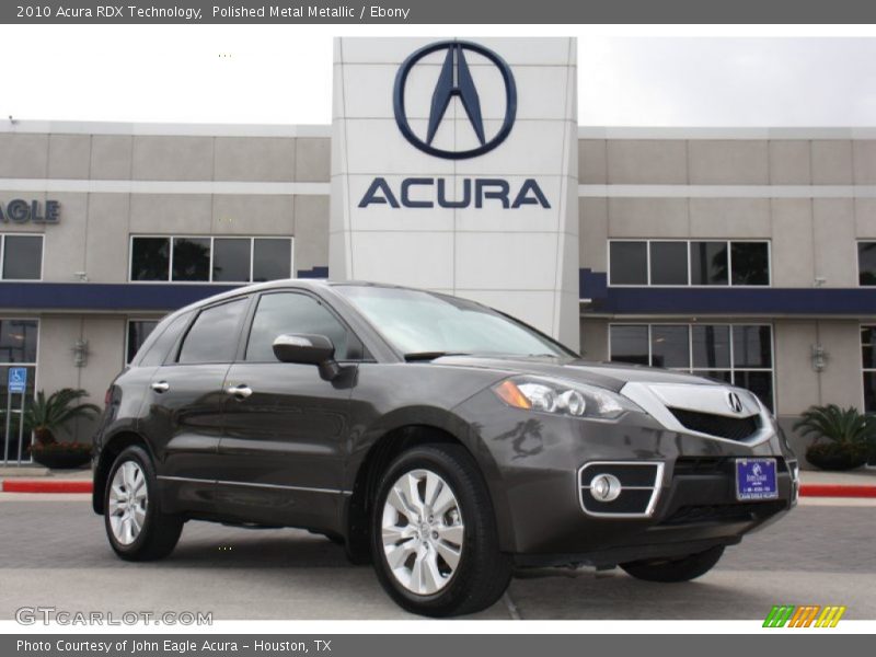 Polished Metal Metallic / Ebony 2010 Acura RDX Technology