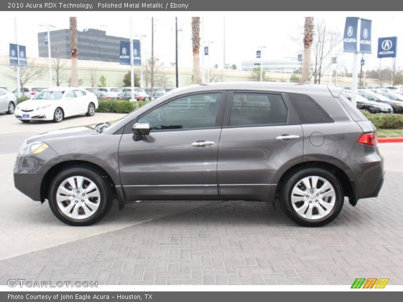 Polished Metal Metallic / Ebony 2010 Acura RDX Technology