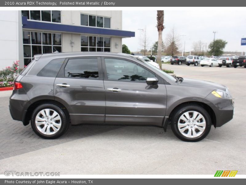 Polished Metal Metallic / Ebony 2010 Acura RDX Technology