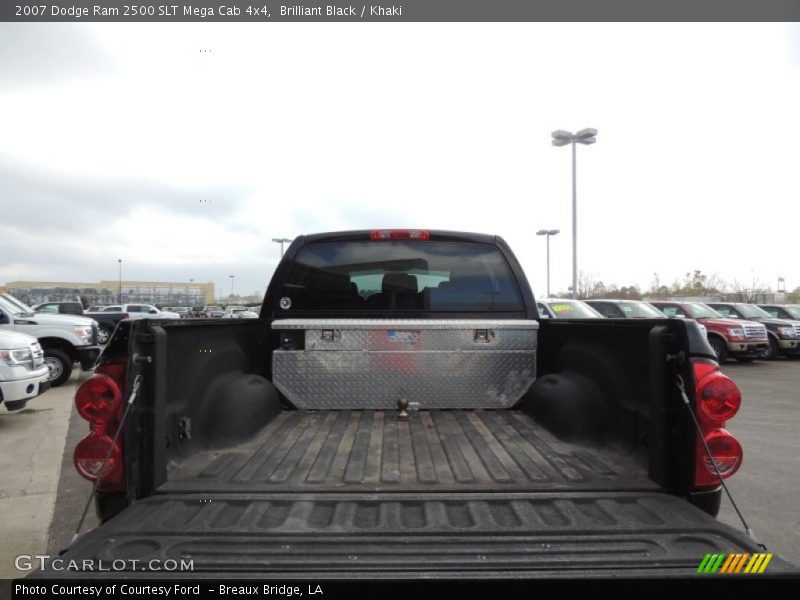 Brilliant Black / Khaki 2007 Dodge Ram 2500 SLT Mega Cab 4x4