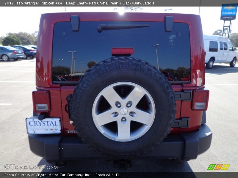 Deep Cherry Red Crystal Pearl / Black/Dark Saddle 2012 Jeep Wrangler Rubicon 4X4