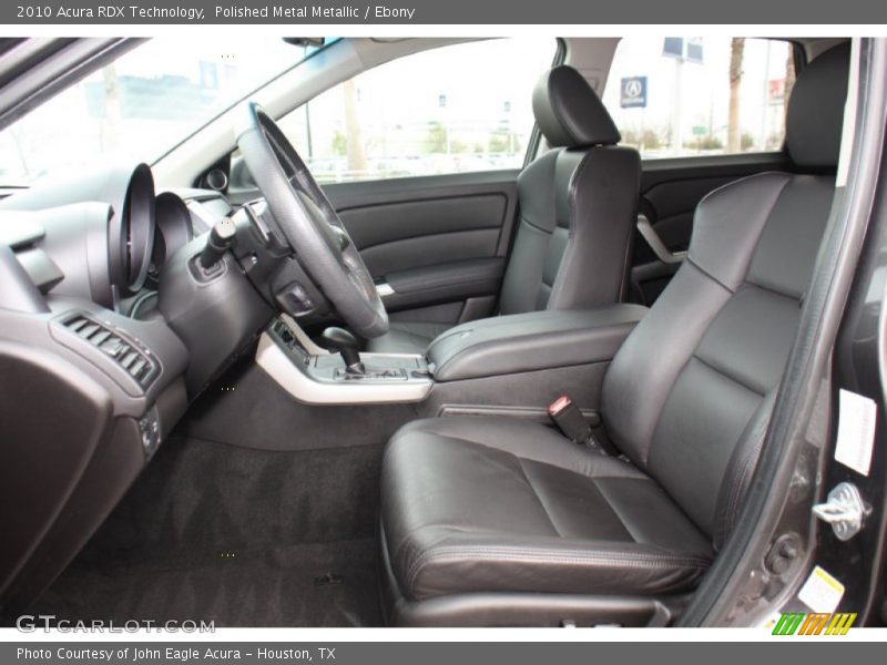 Polished Metal Metallic / Ebony 2010 Acura RDX Technology