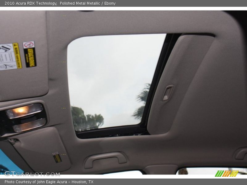 Polished Metal Metallic / Ebony 2010 Acura RDX Technology