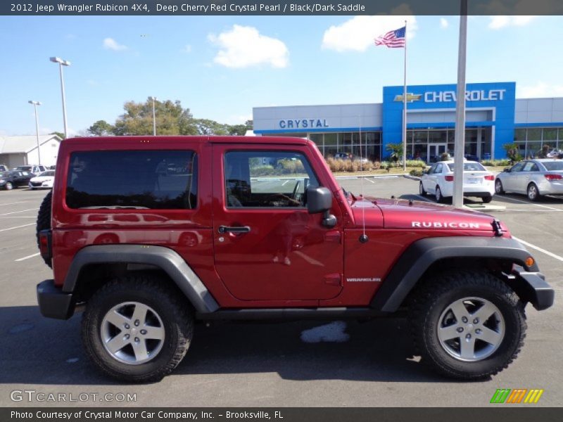 Deep Cherry Red Crystal Pearl / Black/Dark Saddle 2012 Jeep Wrangler Rubicon 4X4