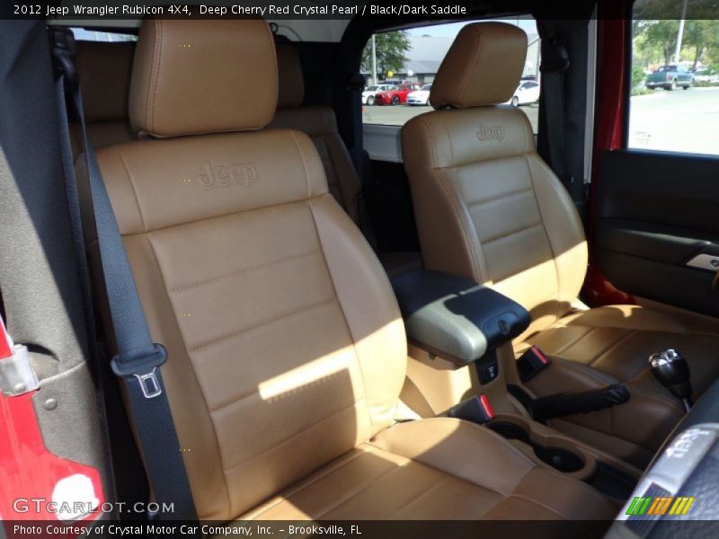 Deep Cherry Red Crystal Pearl / Black/Dark Saddle 2012 Jeep Wrangler Rubicon 4X4
