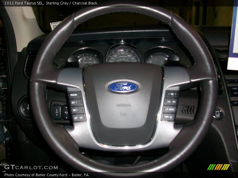 Sterling Grey / Charcoal Black 2011 Ford Taurus SEL