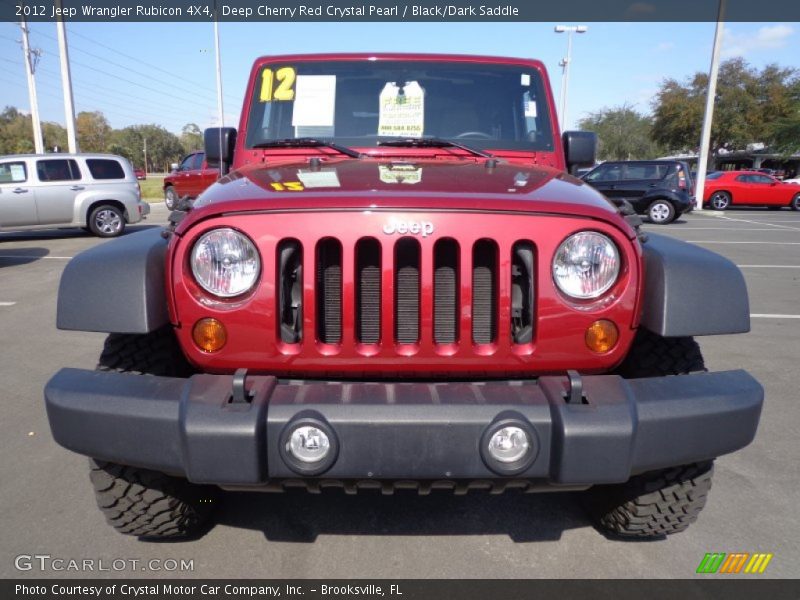 Deep Cherry Red Crystal Pearl / Black/Dark Saddle 2012 Jeep Wrangler Rubicon 4X4