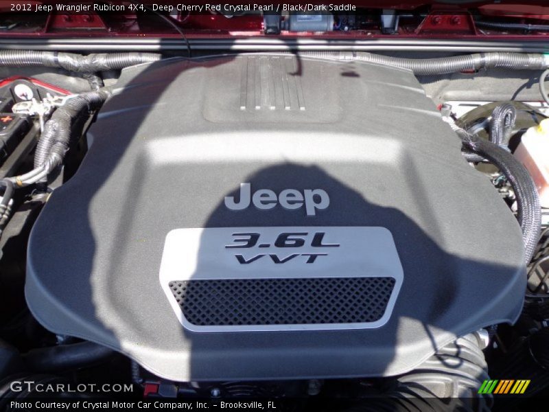 Deep Cherry Red Crystal Pearl / Black/Dark Saddle 2012 Jeep Wrangler Rubicon 4X4