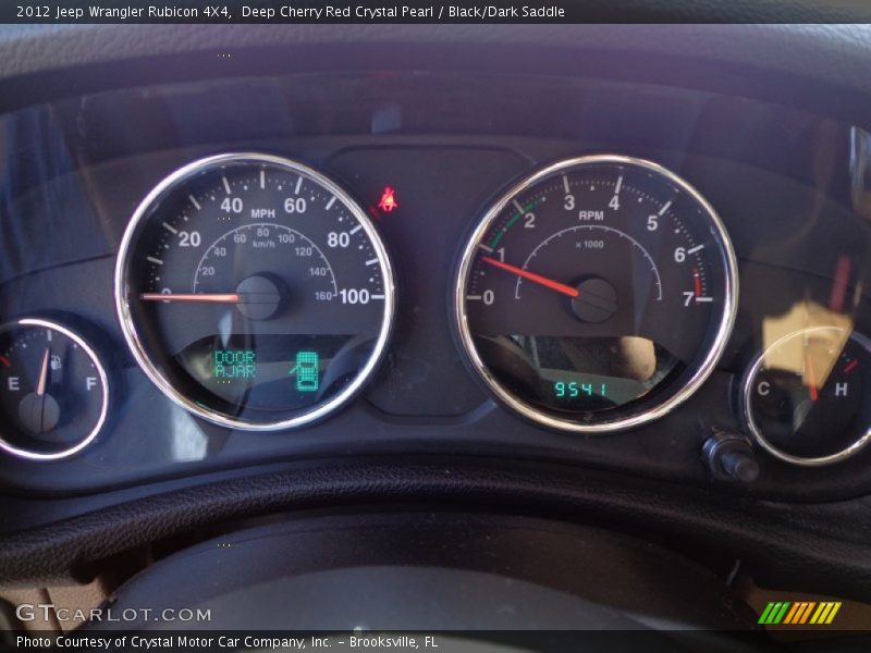 Deep Cherry Red Crystal Pearl / Black/Dark Saddle 2012 Jeep Wrangler Rubicon 4X4