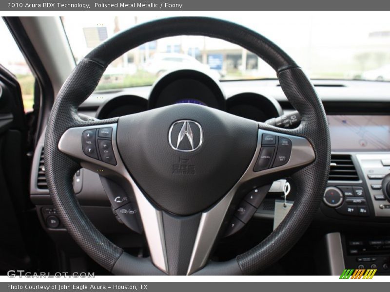 Polished Metal Metallic / Ebony 2010 Acura RDX Technology