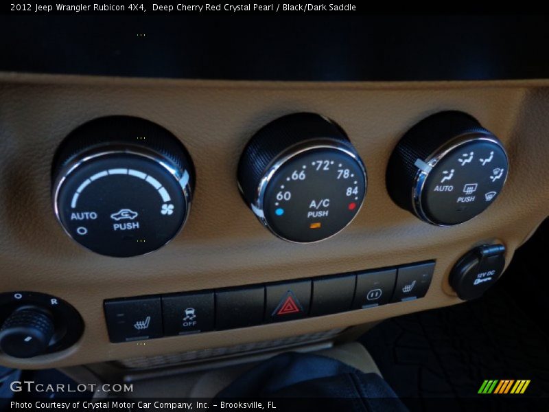Deep Cherry Red Crystal Pearl / Black/Dark Saddle 2012 Jeep Wrangler Rubicon 4X4