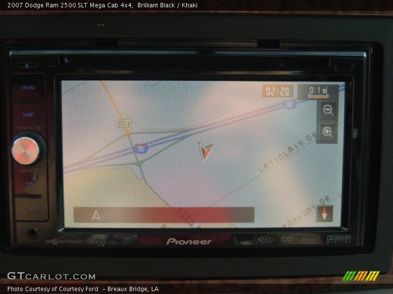 Brilliant Black / Khaki 2007 Dodge Ram 2500 SLT Mega Cab 4x4