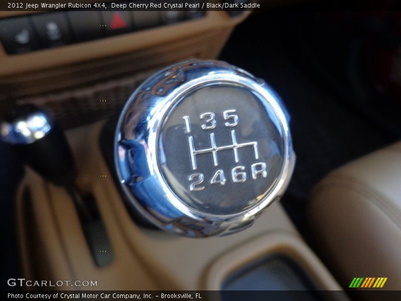 Deep Cherry Red Crystal Pearl / Black/Dark Saddle 2012 Jeep Wrangler Rubicon 4X4