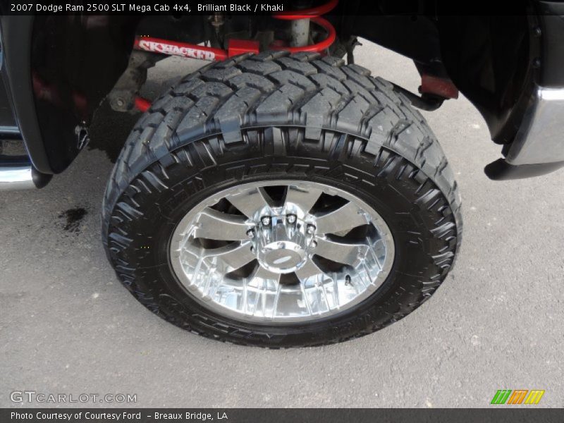 Brilliant Black / Khaki 2007 Dodge Ram 2500 SLT Mega Cab 4x4