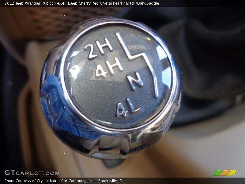 Deep Cherry Red Crystal Pearl / Black/Dark Saddle 2012 Jeep Wrangler Rubicon 4X4