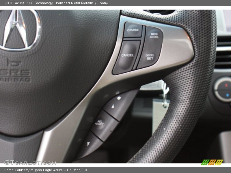 Polished Metal Metallic / Ebony 2010 Acura RDX Technology