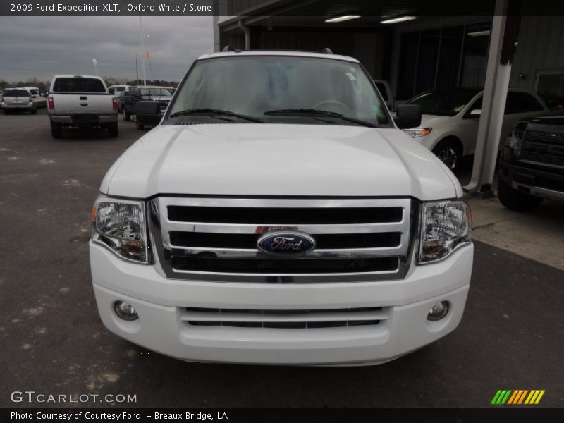 Oxford White / Stone 2009 Ford Expedition XLT