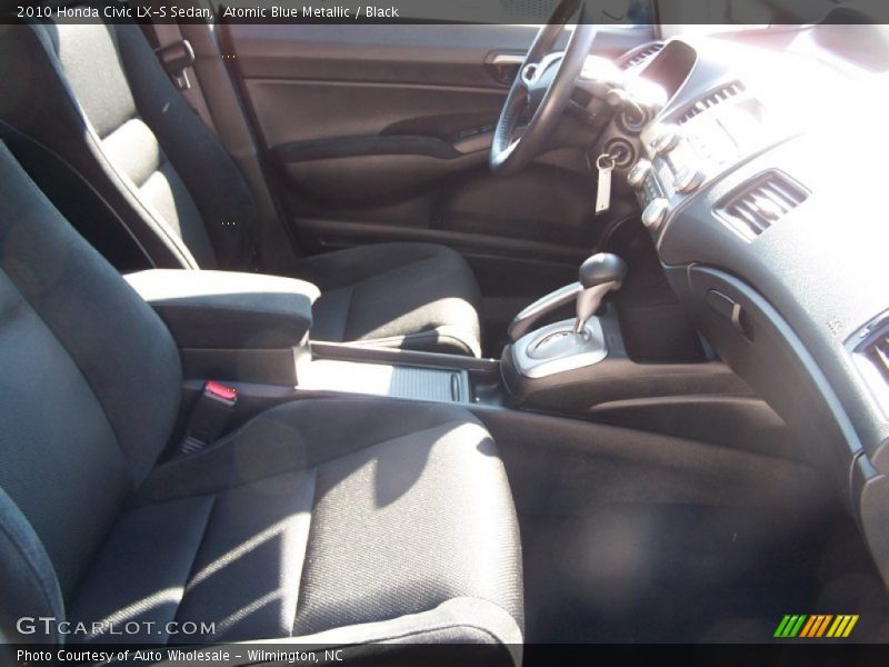 Atomic Blue Metallic / Black 2010 Honda Civic LX-S Sedan