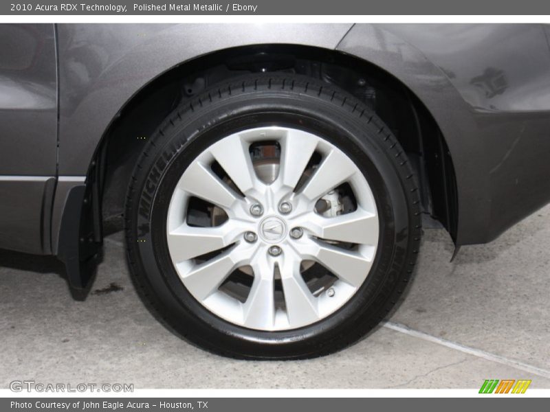 Polished Metal Metallic / Ebony 2010 Acura RDX Technology