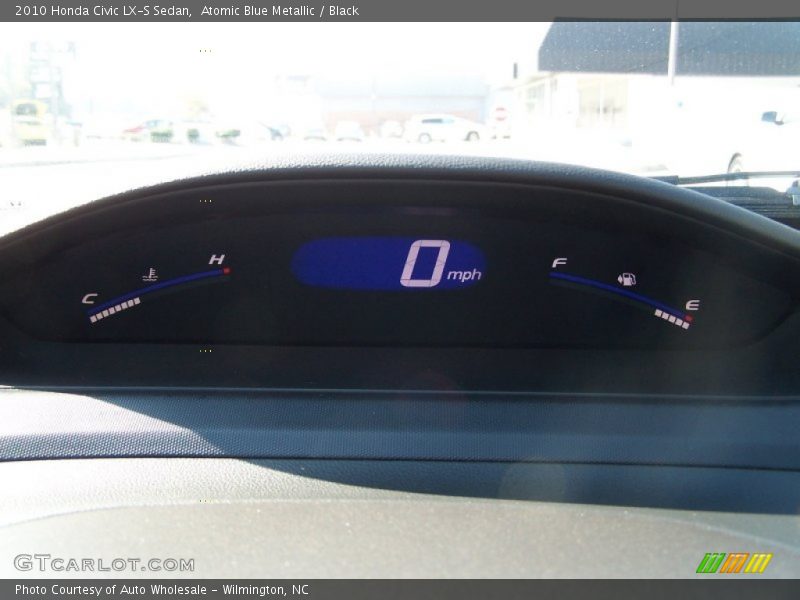 Atomic Blue Metallic / Black 2010 Honda Civic LX-S Sedan