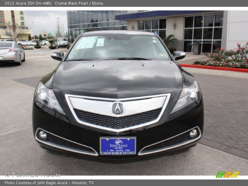Crystal Black Pearl / Ebony 2013 Acura ZDX SH-AWD