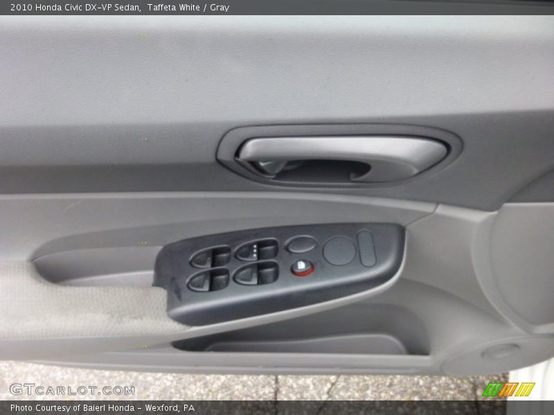 Taffeta White / Gray 2010 Honda Civic DX-VP Sedan
