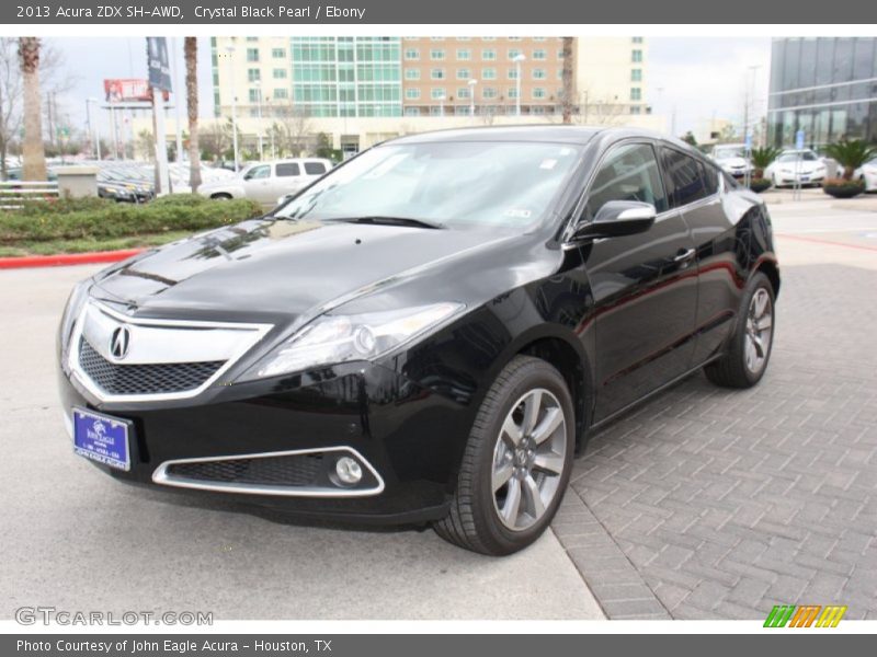 Crystal Black Pearl / Ebony 2013 Acura ZDX SH-AWD