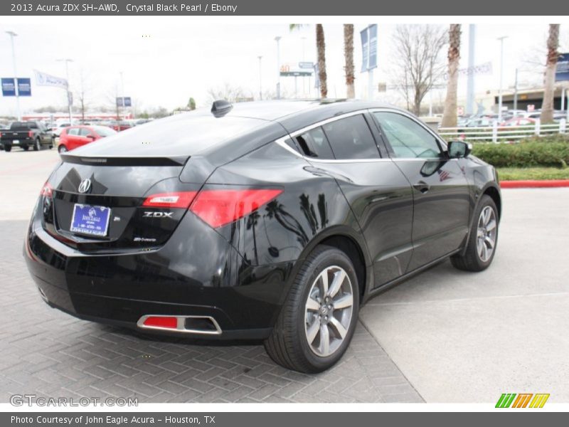 Crystal Black Pearl / Ebony 2013 Acura ZDX SH-AWD