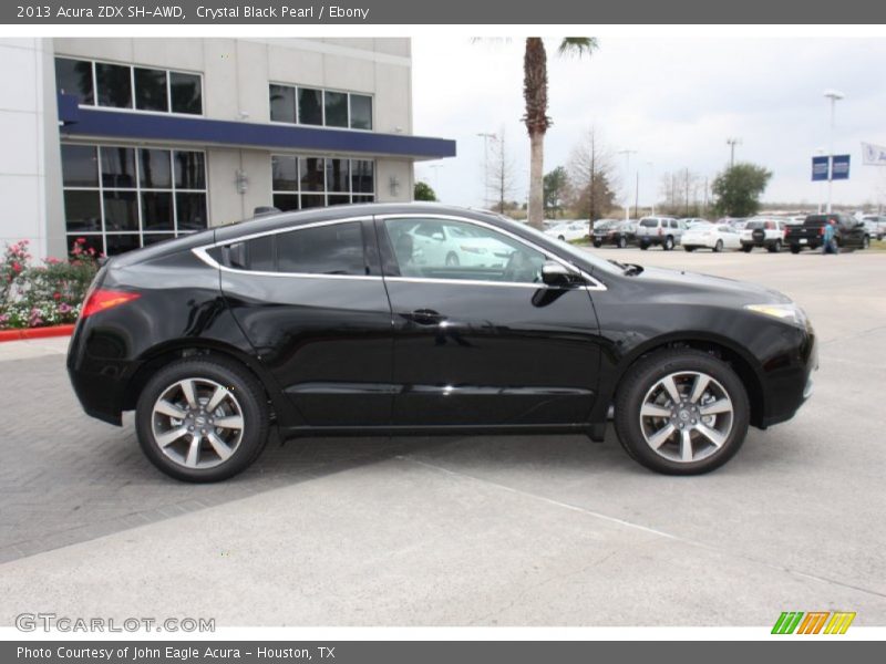 Crystal Black Pearl / Ebony 2013 Acura ZDX SH-AWD