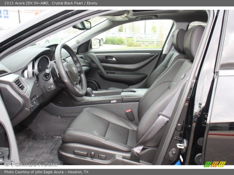 2013 ZDX SH-AWD Ebony Interior