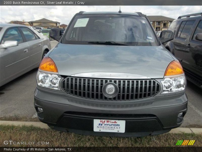 Silver Leaf Metallic / Gray 2003 Buick Rendezvous CX