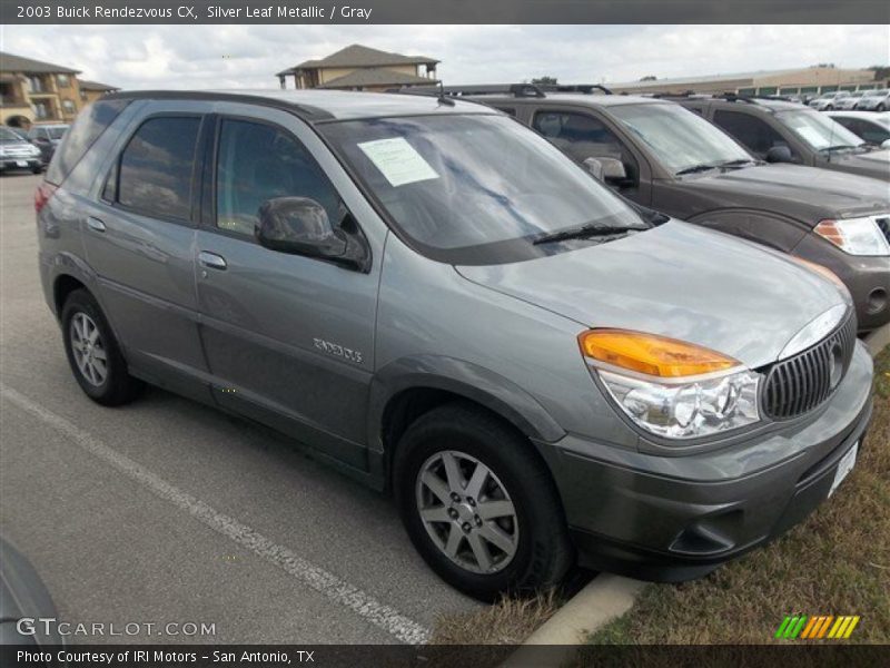 Silver Leaf Metallic / Gray 2003 Buick Rendezvous CX