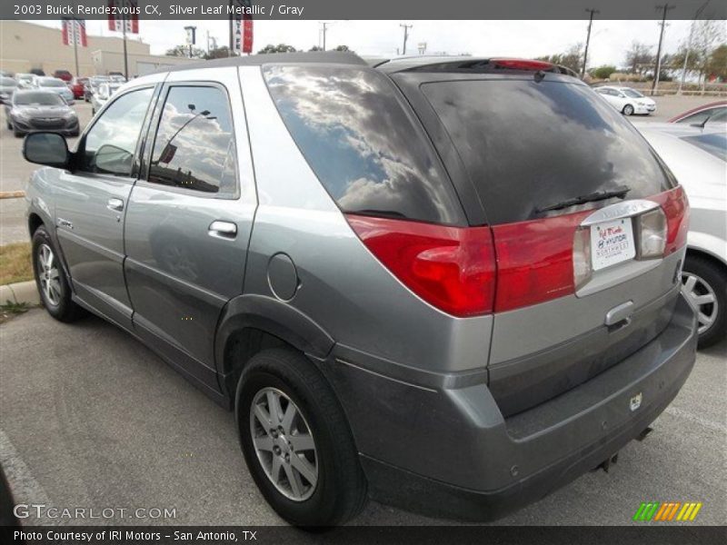 Silver Leaf Metallic / Gray 2003 Buick Rendezvous CX