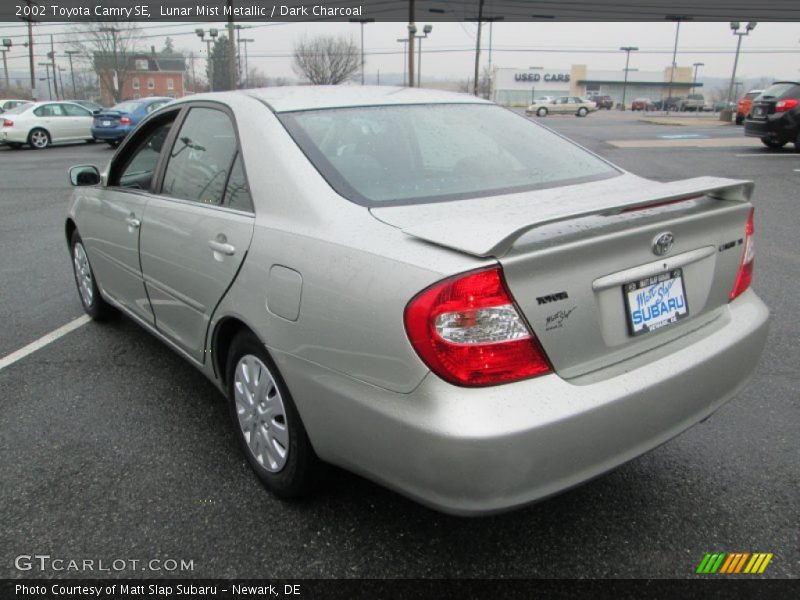 Lunar Mist Metallic / Dark Charcoal 2002 Toyota Camry SE