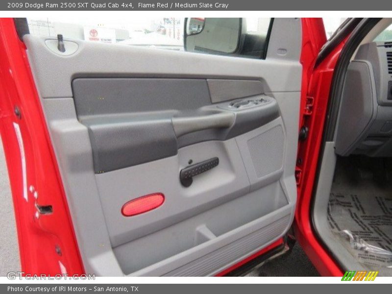 Flame Red / Medium Slate Gray 2009 Dodge Ram 2500 SXT Quad Cab 4x4
