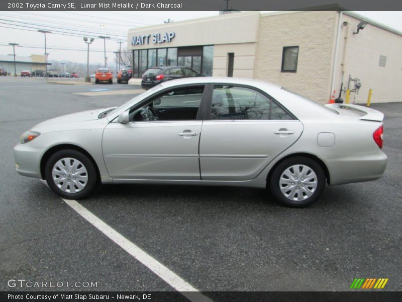 Lunar Mist Metallic / Dark Charcoal 2002 Toyota Camry SE
