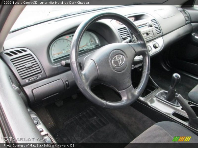 Lunar Mist Metallic / Dark Charcoal 2002 Toyota Camry SE