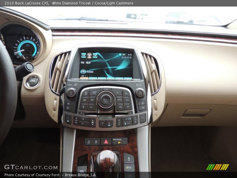 White Diamond Tricoat / Cocoa/Light Cashmere 2010 Buick LaCrosse CXS