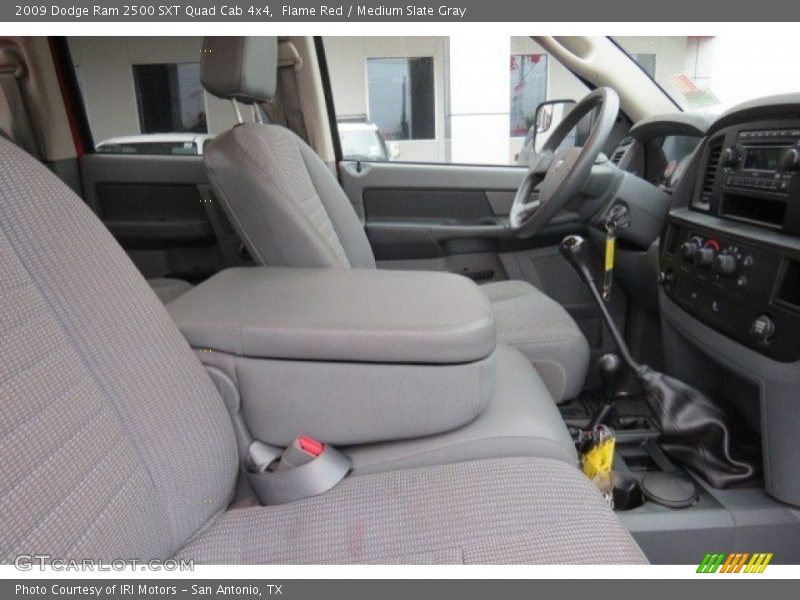 Flame Red / Medium Slate Gray 2009 Dodge Ram 2500 SXT Quad Cab 4x4