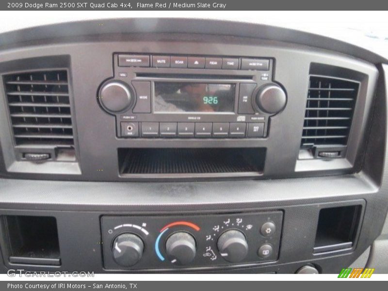 Flame Red / Medium Slate Gray 2009 Dodge Ram 2500 SXT Quad Cab 4x4
