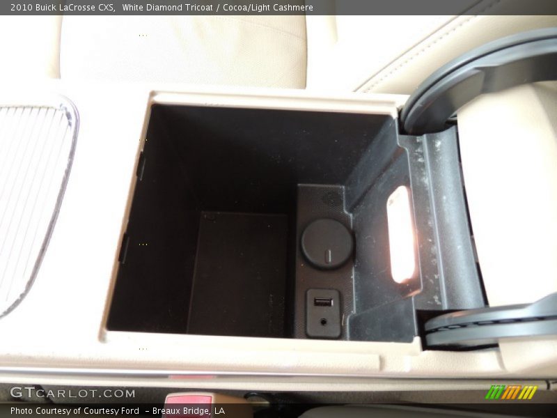 White Diamond Tricoat / Cocoa/Light Cashmere 2010 Buick LaCrosse CXS