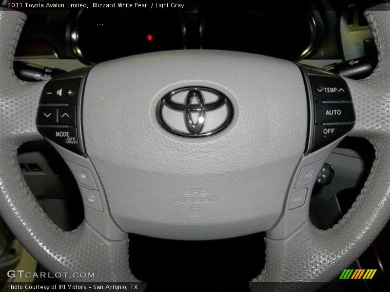 Blizzard White Pearl / Light Gray 2011 Toyota Avalon Limited