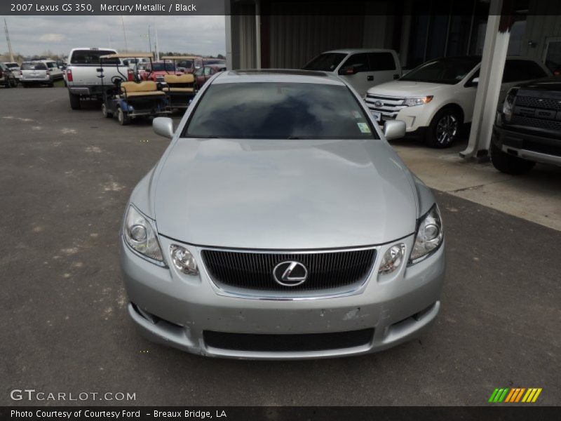 Mercury Metallic / Black 2007 Lexus GS 350